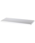 Ferramenta1.com | Mensola arredam. bianca 25x2,5x120 cm - PZ 5