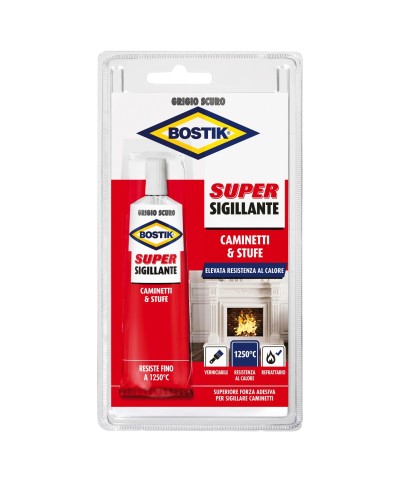 Ferramenta1.com | Bostik mastice caminetti e stufe 100 g blister - PZ 1