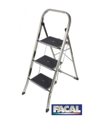 Ferramenta1.com | Sgabello all. facal joker 3 a 3 gradini larghi - PZ 1