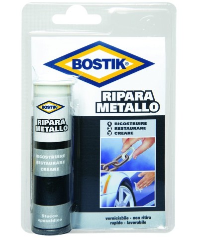 Ferramenta1.com | Bostik stucco ripara metallo 56 g blister - PZ 1