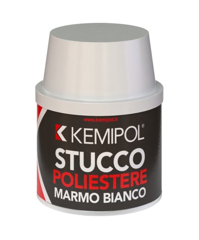 Ferramenta1.com | Stucco poliestere marmo bianco 150 ml - PZ 12