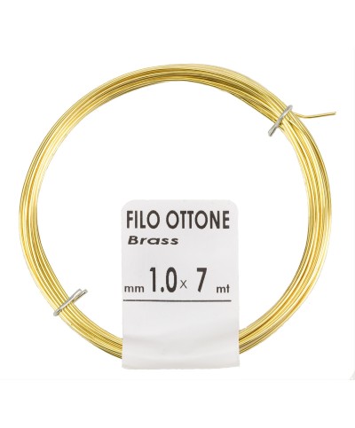 Ferramenta1.com | Matassina filo ottone d 0,8 mm  12 m - PZ 20