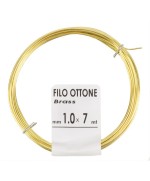 Ferramenta1.com | Matassina filo ottone d 0,8 mm  12 m - PZ 20