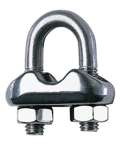 Ferramenta1.com | Morsetto acciaio inox p/fune d 4 mm - PZ 30