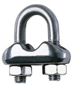 Ferramenta1.com | Morsetto acciaio inox p/fune d 5 mm - PZ 25