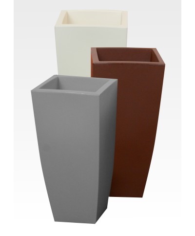 Ferramenta1.com | Vaso home quadro 33x33xh70 cm pietra - PZ 1