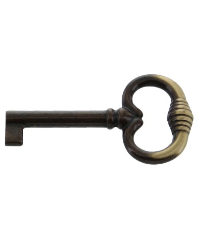 Ferramenta1.com | Chiave per mobili 33708 35x62 mm bronzo sfumato - PZ 25