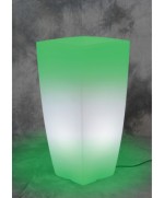 Ferramenta1.com | Vaso home light quadro 33x33x70 cm ghiaccio ver - PZ 1