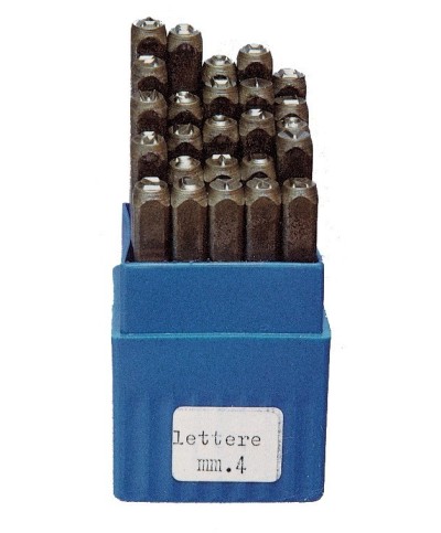 Ferramenta1.com | Punzoni in acciaio serie 25 lettere 4x60 mm - CF 1