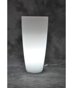 Ferramenta1.com | Vaso home light tondo d 33x70 cm ghiaccio bianco - PZ 1