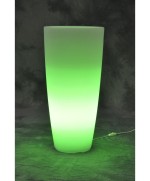 Ferramenta1.com | Vaso home light tondo d 33x70 cm ghiaccio verde - PZ 1