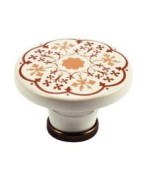 Ferramenta1.com | Pomolo porcellana p 48  44x30 mm c/basetta - PZ 4