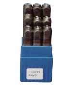 Ferramenta1.com | Punzoni in acciaio serie  9 numeri 6x67 mm - CF 1