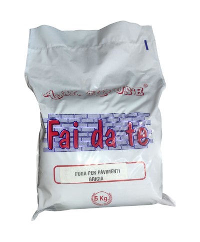 Ferramenta1.com | Fuga per pavimenti grigio da 5 kg - PZ 4