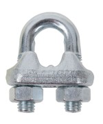 Ferramenta1.com | Morsetto p/fune acciaio d  3 mm robur gr.1/8 - PZ 100