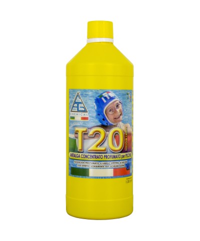 Ferramenta1.com | Antialghe per piscina profum concent t20yl 1 l - PZ 12
