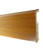 Ferramenta1.com | Battiscopa 75x8 polistirene liscio 200 cm faggio - PZ 10