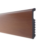 Ferramenta1.com | Battiscopa 75x8 polistirene liscio 200 cm ciliegio - PZ 10