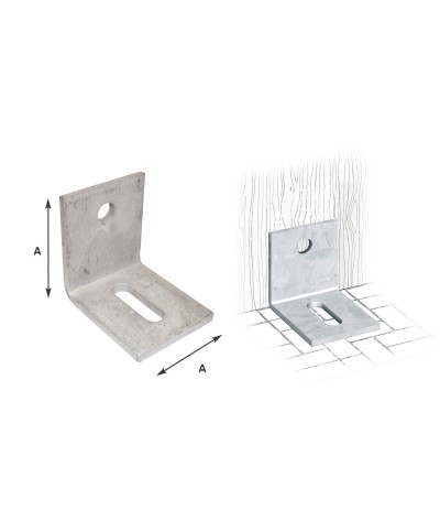 Ferramenta1.com | Piastra 755 angolare regolaz zin fuoco 60x75x75 mm - PZ 10