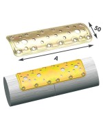 Ferramenta1.com | Piastra 900 diritta per pali acc trop 50x160 mm - PZ 25