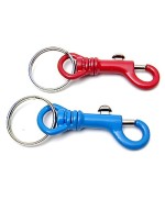 Ferramenta1.com | Portachiavi moschettone smaltato girevole 60 mm - PZ 50