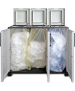 Ferramenta1.com | Pattumiera art plast 3 ante 102x37xh90 cm - PZ 1