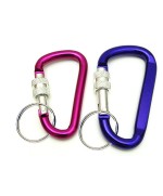 Ferramenta1.com | Portachiavi moschettone pompiere vite all 70 mm - PZ 25