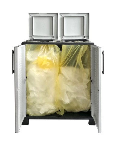 Ferramenta1.com | Pattumiera art plast 2 ante  68x37xh90 cm - PZ 1