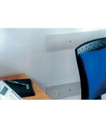 Ferramenta1.com | Battisedia trasparente con fori s/viti 80x2x12 cm - PZ 10