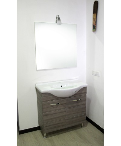 Ferramenta1.com | Mobile bagno antonella 2 ante  82 palissandro - PZ 1