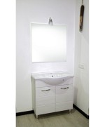 Ferramenta1.com | Mobile bagno antonella 2 ante  82 bianco portuna - PZ 1
