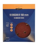 Ferramenta1.com | Disco abrasivo velcro 6 fori d 150 mm gr 120 cf 10 - CF 1