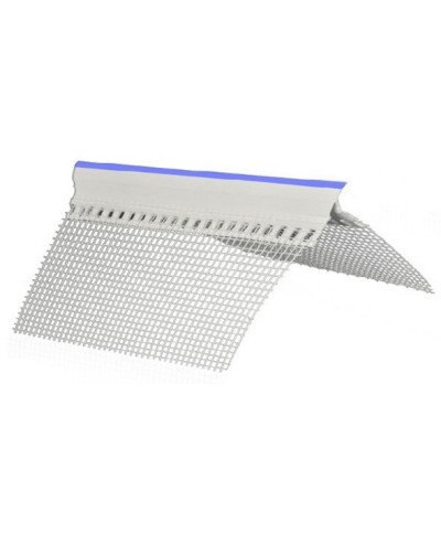 Ferramenta1.com | Paraspigolo pvc c/rete e gocciolatoio 250 cm - PZ 26