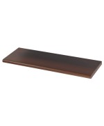 Ferramenta1.com | Mensola arredam. noce 25x2,5x100 cm - PZ 5