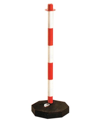 Ferramenta1.com | Colonna segnaletica bianco rossa h 90 cm - PZ 10