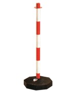 Ferramenta1.com | Colonna segnaletica bianco rossa h 90 cm - PZ 10