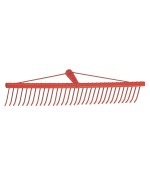 Ferramenta1.com | Rastrello a 34 denti piatti in ferro per erba 60 cm - PZ 1