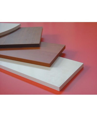 Ferramenta1.com | Mensola squadrata frassino bianco 40x1,8x100 cm - PZ 5