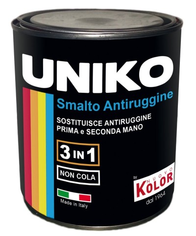 Ferramenta1.com | Smalto uniko 0,750 l nero lucido - PZ 1