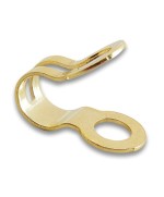 Ferramenta1.com | Asola per catena a perline ottone lucido n. 2 - CE 2