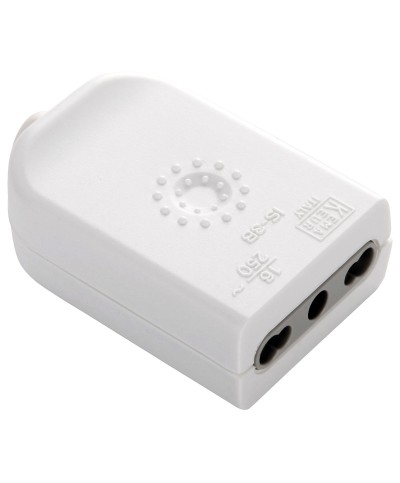 Ferramenta1.com | Presa bipasso 2p+t bianco fig.1 - PZ 25