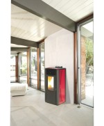 Ferramenta1.com | Stufa pellet 14 kw king 14 idro bordeaux - PZ 1