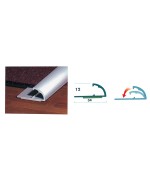 Ferramenta1.com | Conf. 2 profili alluminio passatoia 67 cm arg - CF 1