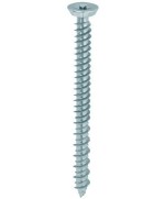 Ferramenta1.com | Viti per calcestruzzo t. svas piana zinc 7,5x152 mm - PZ 100