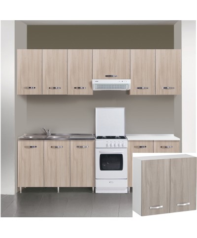 Ferramenta1.com | Kit cucina pensile 2 ante 80x32xh72 cm olmo - PZ 1