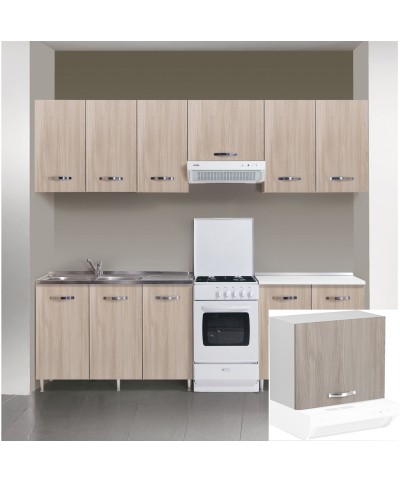 Ferramenta1.com | Kit cucina pensile 1 anta sopracappa 60x32xh49 cm olmo - PZ 1