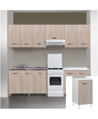 Ferramenta1.com | Kit cucina base 1 anta 40x50xh85 cm olmo - PZ 1
