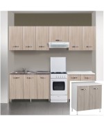 Ferramenta1.com | Kit cucina base 2 ante 80x50xh85 cm olmo - PZ 1