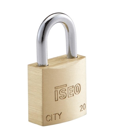 Ferramenta1.com | City by iseo lucchetto ott rettangolare 20 mm - PZ 10