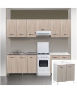 Ferramenta1.com | Kit cucina base 2 ante 80x50xh85 cm senza lavello olmo - PZ 1